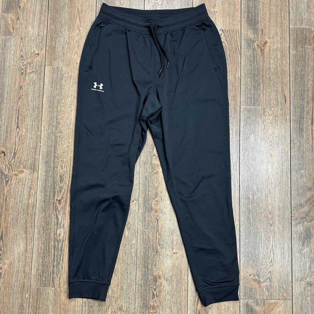 Under Armour UA Sportstyle Mens Loose Fit Joggers Black Style 1290261 Large